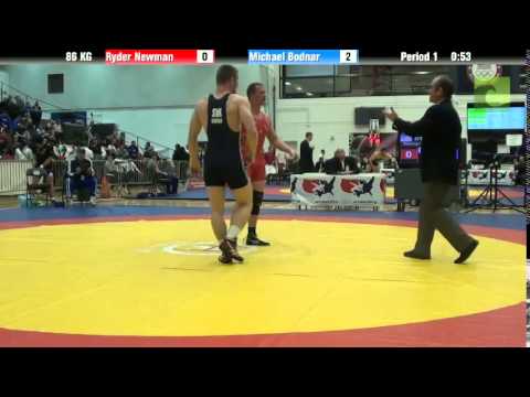 86 KG R16 - Ryder Newman (OTC) vs. Michael Bodnar (Slovakia)