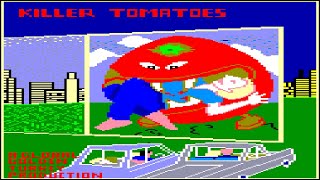 Amstrad CPC Longplay - Attack of the Killer Tomatoes (1986)