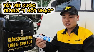 Mẹo xe hơi 2018 - Cách tẩy vết xước trên ô tô bằng kem đánh răng