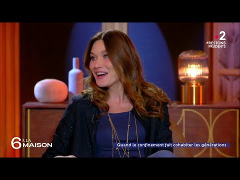 Carla Bruni : son confinement en famille - 6 A La Maison - 02/12/2020