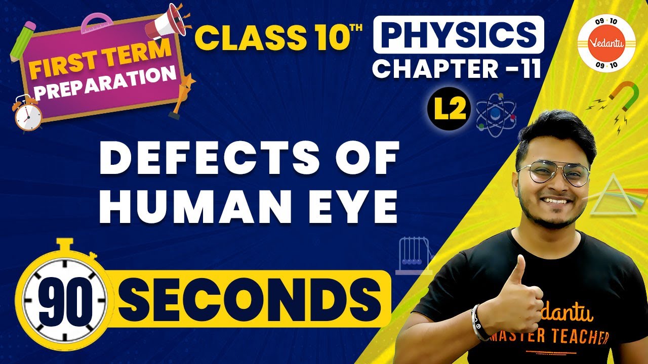 Defects of Human Eye One Shot | Human Eye and Colourful World Class 10 | NCERT Science Chapter-11