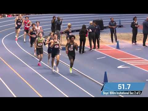 Boys' 800m Invitational Section 2- US Marine Corps Holiday Classic 2024 [Full Replay]