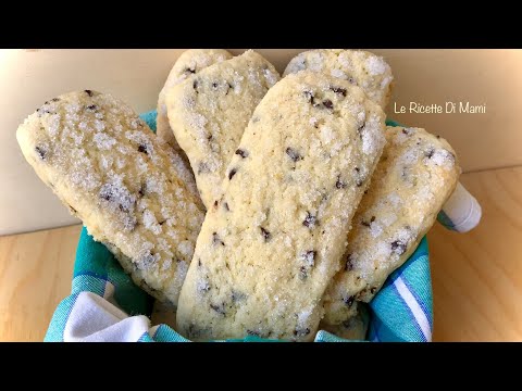 PISTOCCHEDDOS CON GOCCE DI CIOCCOLATO - Biscottoni Sardi Da Inzuppo Morbidissimi- RICETTA ♥ SARDEGNA