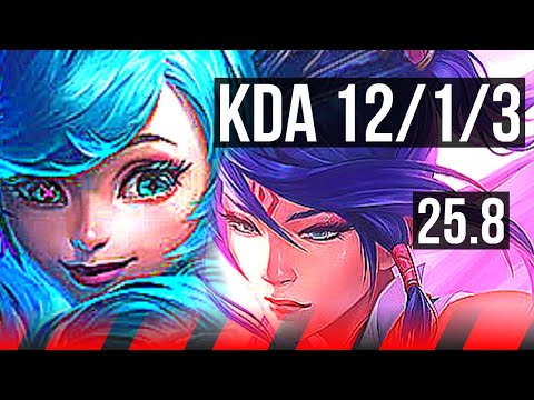 GWEN vs FIORA (TOP) | 12/1/3, 7 solo kills, 48k DMG, Legendary | KR Challenger | 25.8