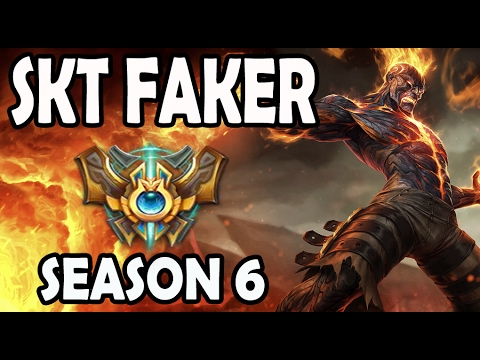 SKT T1 Faker Brand vs Alistar Support Ranked Challenger Korea