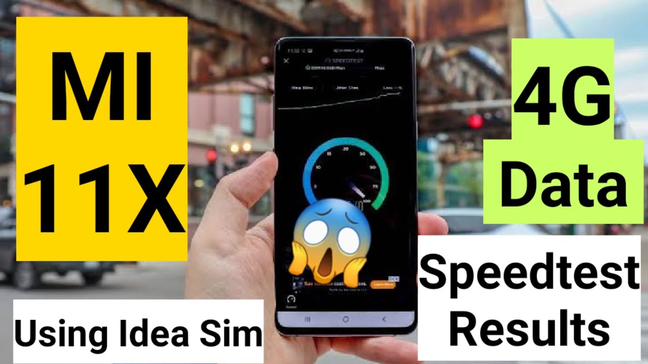 Mi 11x 4G data speedtest results shocking speeds