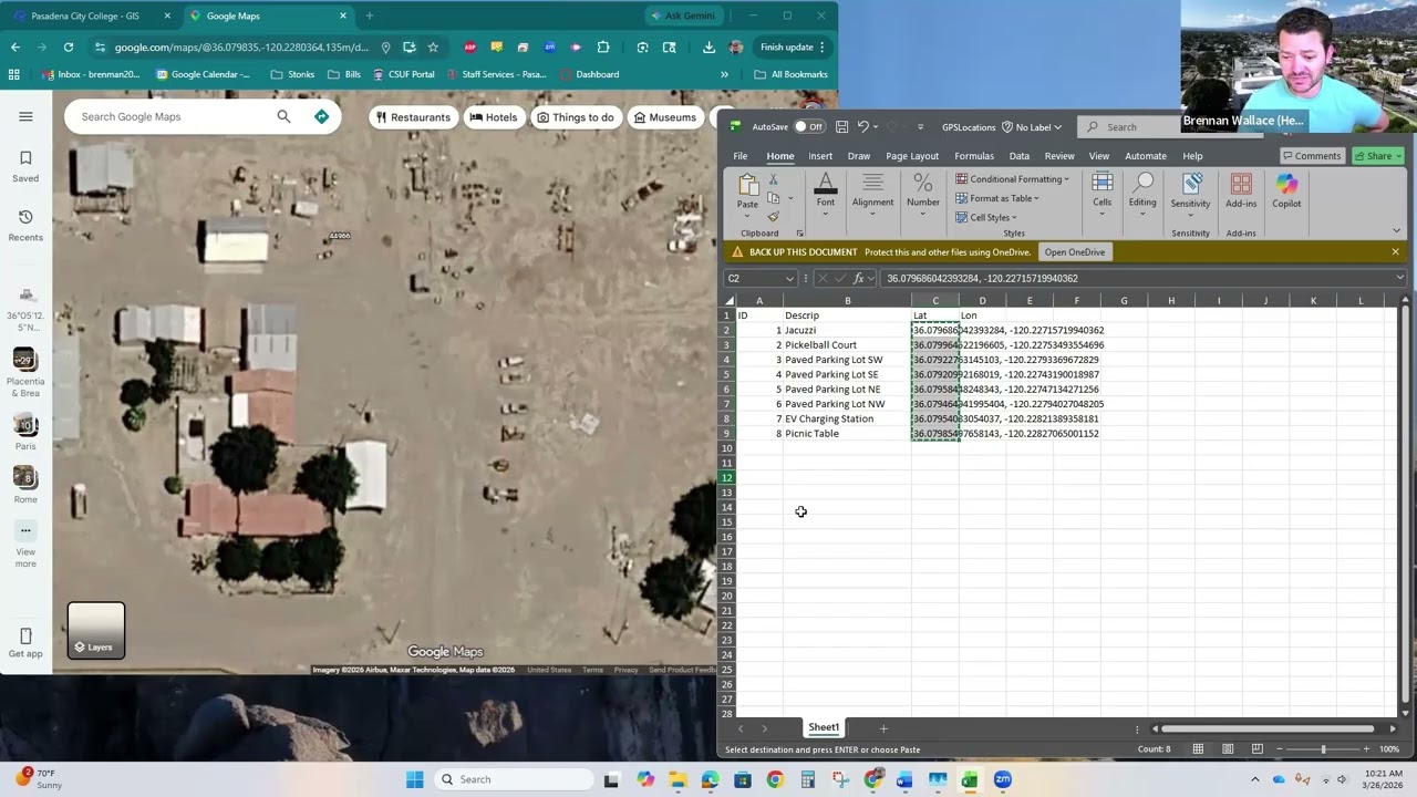 Gathering Coordinates from GoogleMaps  and cleaning them with AI to use in ArcGIS Online