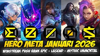 Download lagu HERO META JANUARI 2026 TERBAIK PUSH RANK MOBILE LEGENDS❗PASTI WINSTREAK RANK EPIC KE MYTHIC IMMORTAL mp3 Download lagu HERO META JANUARI 2026 TERBAIK PUSH RANK MOBILE LEGENDS❗PASTI WINSTREAK RANK EPIC KE MYTHIC IMMORTAL mp3