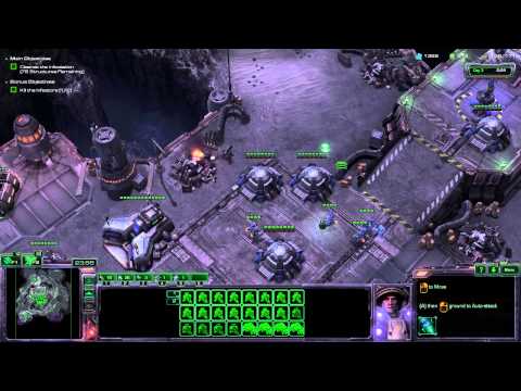 Mission 5: Outbreak -  Starcraft 2 Wings of Liberty Brutal walkthrough