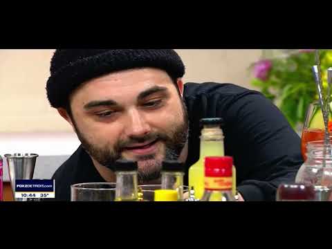 Mikey Leonard live on Fox 2 Detroit “The Nine” featuring Kiesling Detroit cocktail kitchen