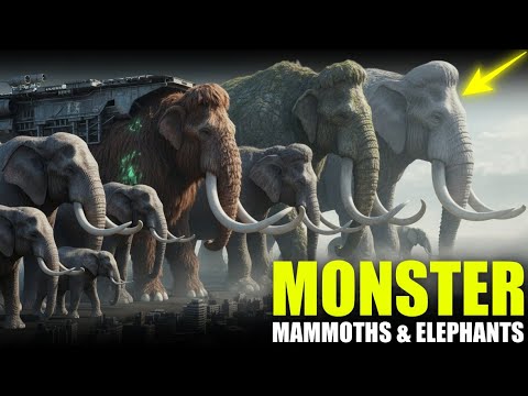 Mecha Colossal Elephant vs Aircraft Elephant | Monster Elephants Size Comparison 3D