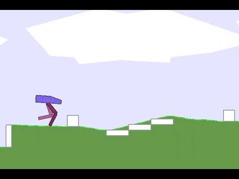 Trained agent for OpenAI BipedalWalkerHardcore-v3 environment.