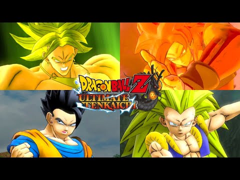 Dragon Ball Z Ultimate Tenkaichi - All Ultimate Attacks (4K 60FPS)