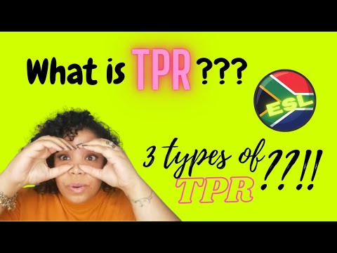 What is TPR? | TPR teaching method | Types of TPR |Teaching English online | South Africa | ESL