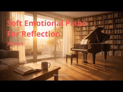 Emotional Piano for Deep Reflection ✦ Soft Music for Thinking, Reading & Clarity ✦ 3 Hours
