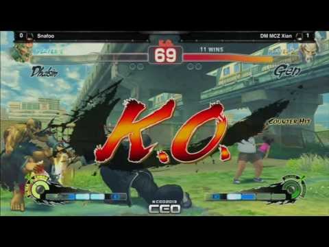 CEO2013: SSF4 AE Ver 2012 - Snafoo vs DM MCZ Xian - Pool Play