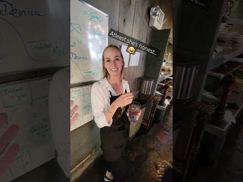 My night as a fine dining server...