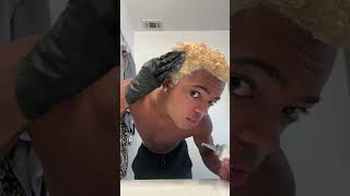 My Hair Bleach Routine! Using the Garnier Nutrisse Light Plat Bleach #bleachblonde #hairroutine