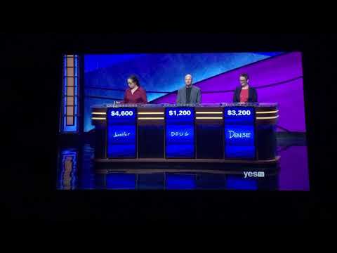 Jeopardy, Jennifer Quail Day 6 - 1st Daily Double (12/11/19)