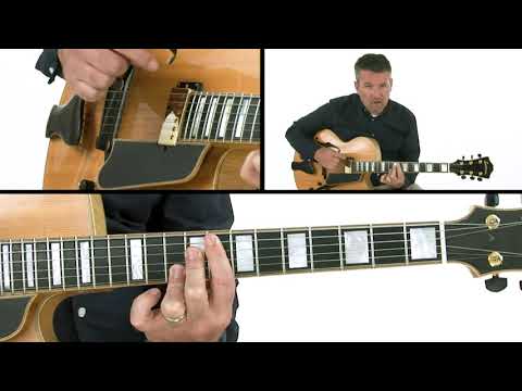 🎸Jazz Guitar Lesson - Modal Comping Rhythm - Demo: Comping Study 18 - Tom Dempsey