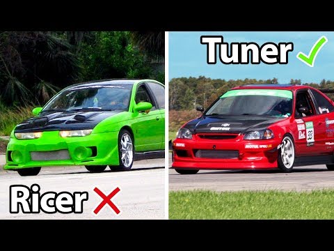 6 Differences Between Ricers Vs Tuners!! Video