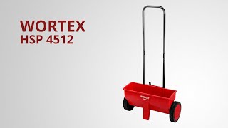 Hand push spreader HSP 4512 WORTEX