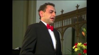 Lawrence Greenman sings Linden lea at St Botolph's Church Colchester