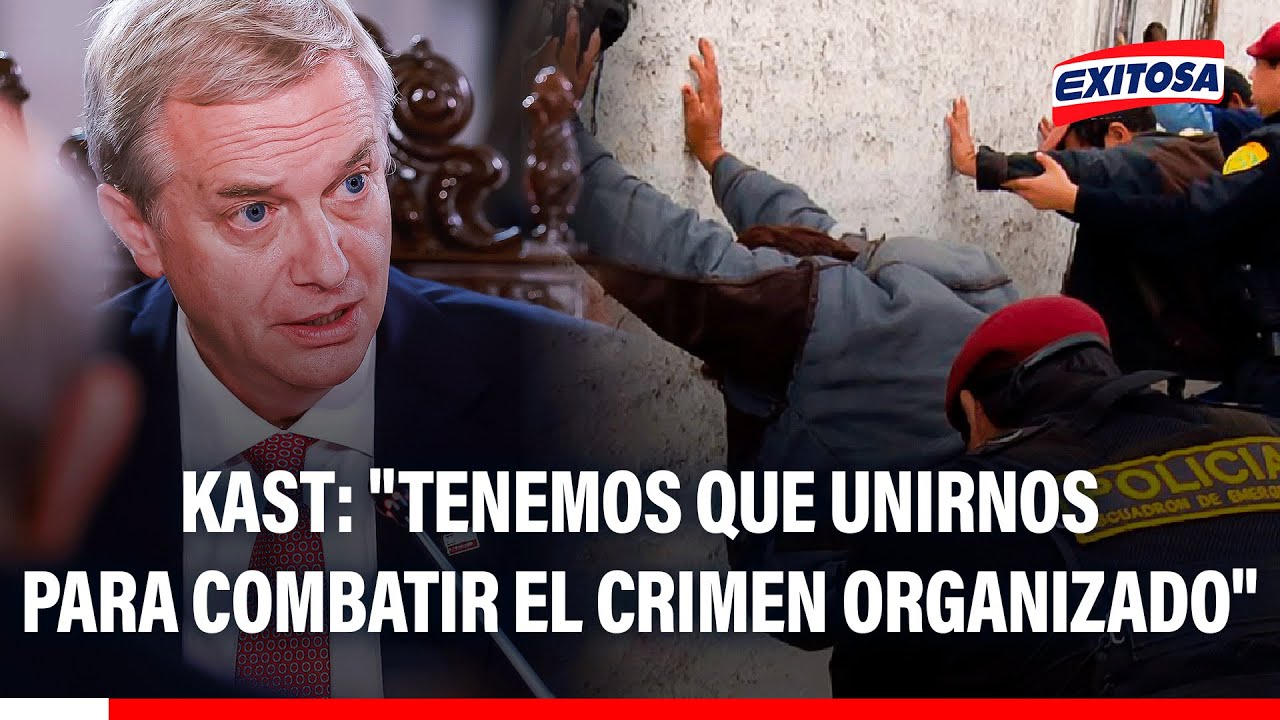 🔴🔵 José Antonio Kast: "Tenemos que unirnos para combatir el crimen organizado, no tiene banderas"