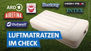 Gute Unterlage? Campingluftmatratzen im Test | Marktcheck SWR