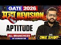 GATE 2026 महा Revision Chapters | Aptitude One Shot Complete Guide