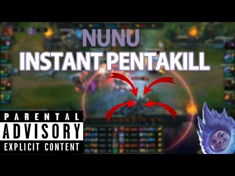 200 IQ - Nunu Instant Pentakill | Best Lol Moments (ft. Froggen, Yassuo...)