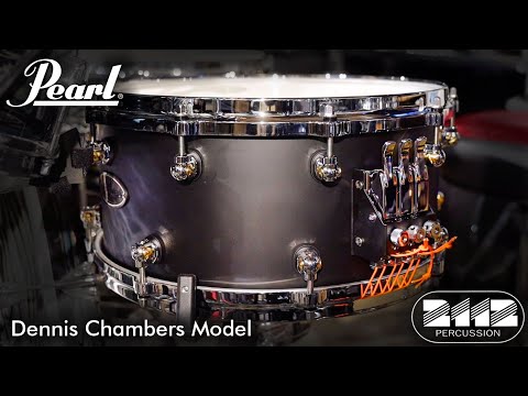 Pearl Dennis Chambers Signature 6.5x14" Maple Snare Drum DC1465S/C119 image 3
