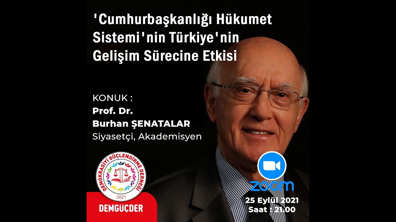 Bilgi Üniv. Öğ. Üyesi Prof. Dr. Burhan Şenatalar