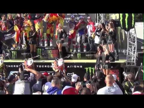 2012 Motocross of Nations Podiumcelebration