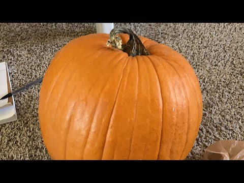 Wolf Pumpkin Carving