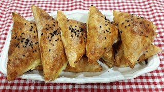 Peynirli Çıtır Üçgen Börek - Börek ( Hamur işleri ) Tarifleri