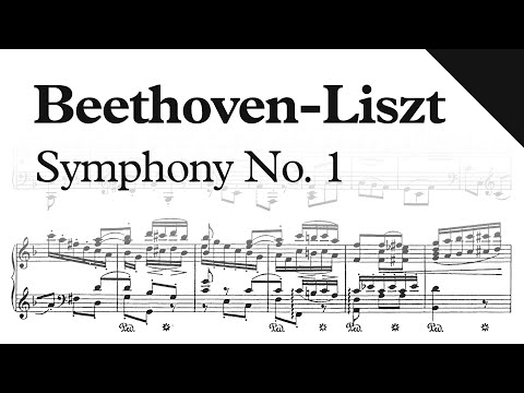 Beethoven-Liszt - Symphony No. 1, Op. 21 (Sheet Music) (Piano Reduction)