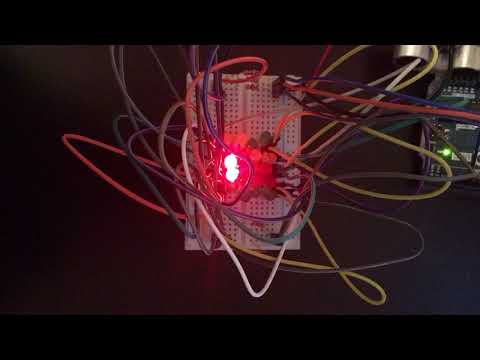 Charlieplexing 5x4 LED dot matrix using Arduino