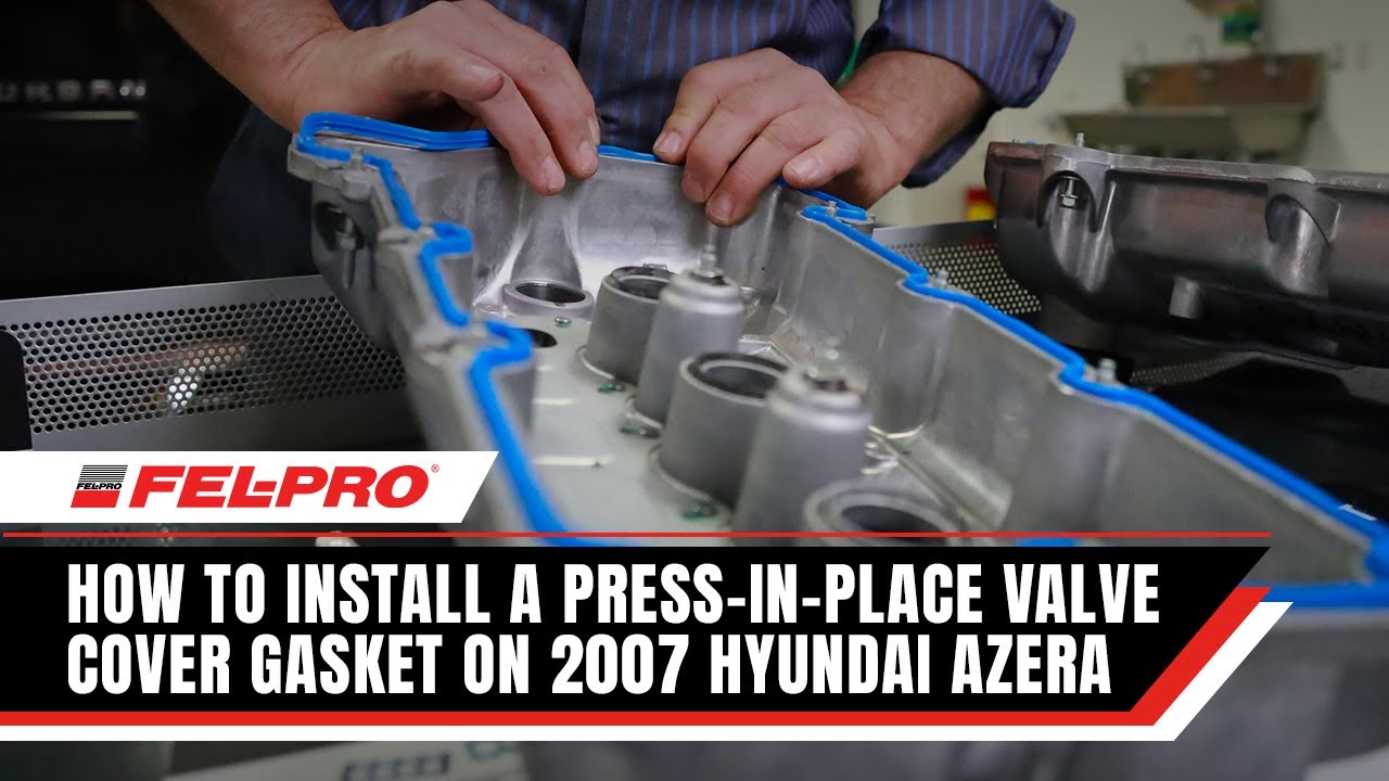 How to Install a Press-in-Place Valve Cover Gasket on 2007 Hyundai Azera
