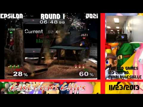 East Coast Elites - 11/23/2013 - Brackets Rd 1 - Arcadia (Marth) V Jozi (Falco)