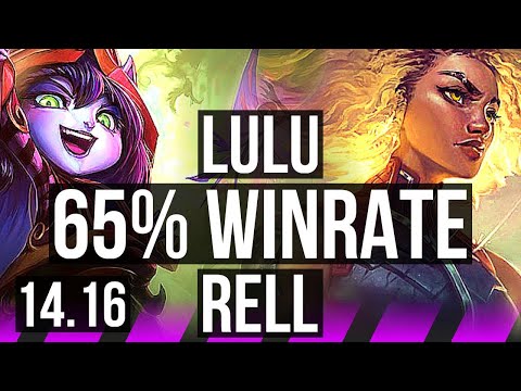LULU & Kai'Sa vs RELL & Aphelios (SUP) | 65% winrate, 1/2/12 | NA Master | 14.16