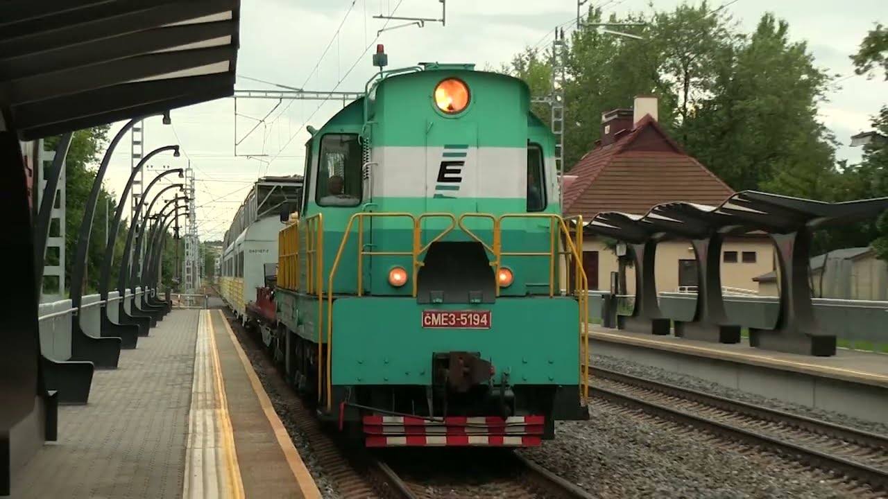 Тепловоз ЧМЭ3-5194 на ст. Ярве / CME3-5194 at Järve station