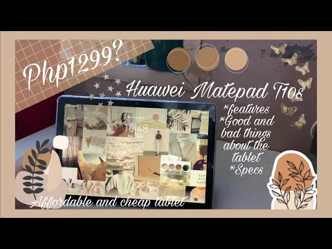 Huawei Matepad T10s features |