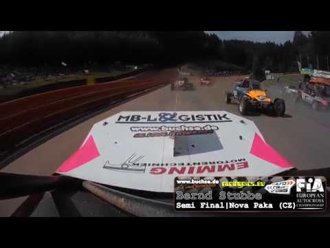 Bernd Stubbe Onboard | Semi-Final | FIA Autocross EC Nova Paka (CZ) 2019