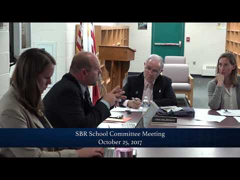 Somerset Berkley Regional School Committee Meeting October 25, 2017