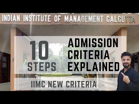 No Graduation Marks | IIM Calcutta in 10 Points | New Admission Process Explained