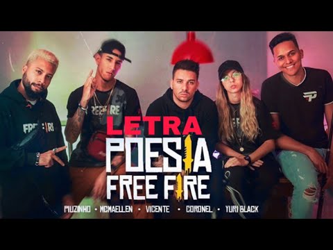 Letra Poesia Free Fire #1 - Tu tá Maruco - Piuzinho| Vicente | Mc Maellen | Coronel | Yuri Black