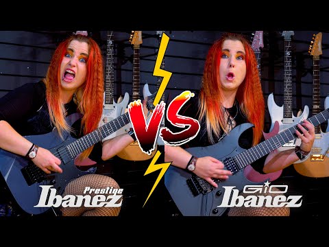 🎸 Gio vs. Prestige | Ibanez Riff Battle ⚔️ | Budget Beats Best?! | JJ’s One Girl Band