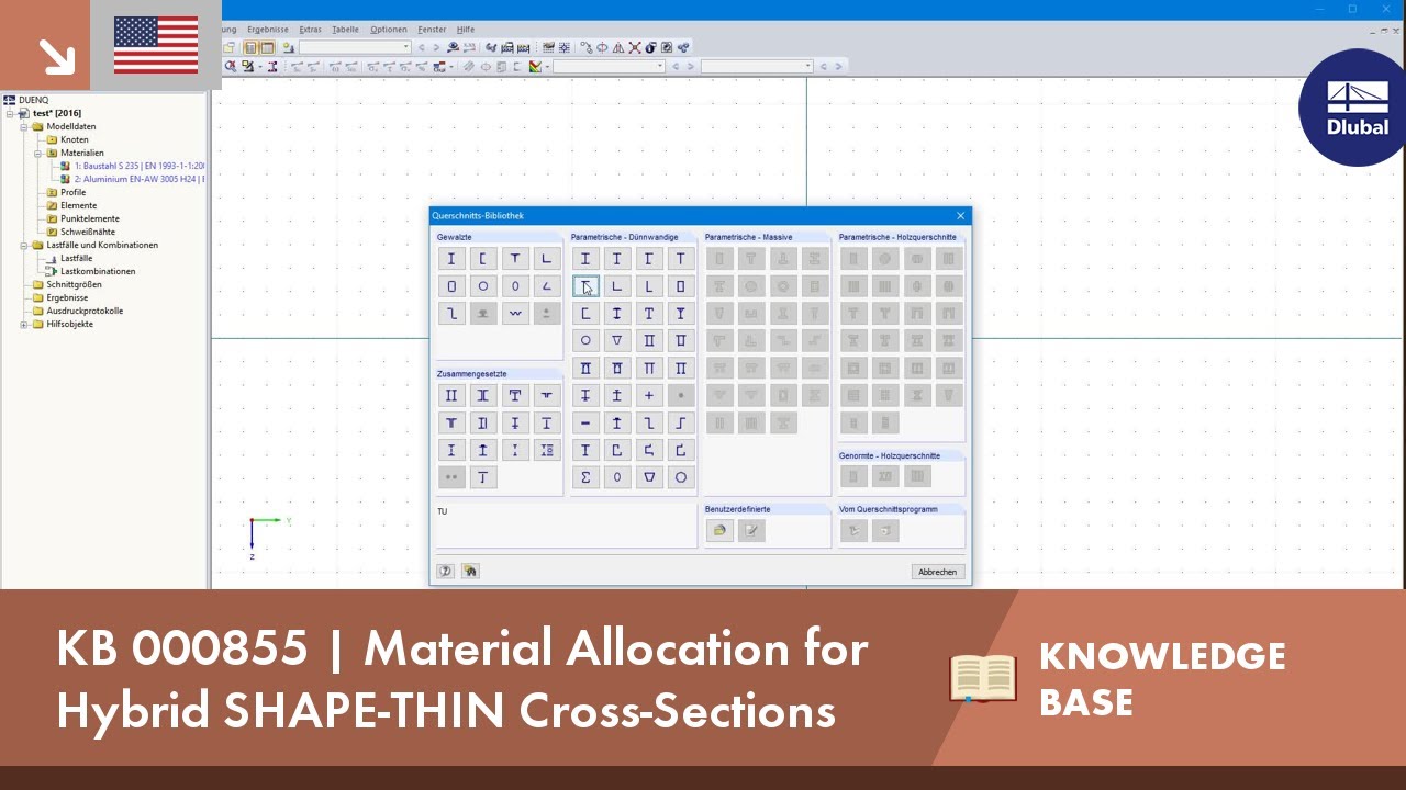 KB 000855 | Material Allocation for Hybrid SHAPE-THIN Cross-Sections