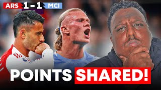 HARAM BALL!😡Arteta COWARD Tactics!! | Arsenal 1-1 Man City